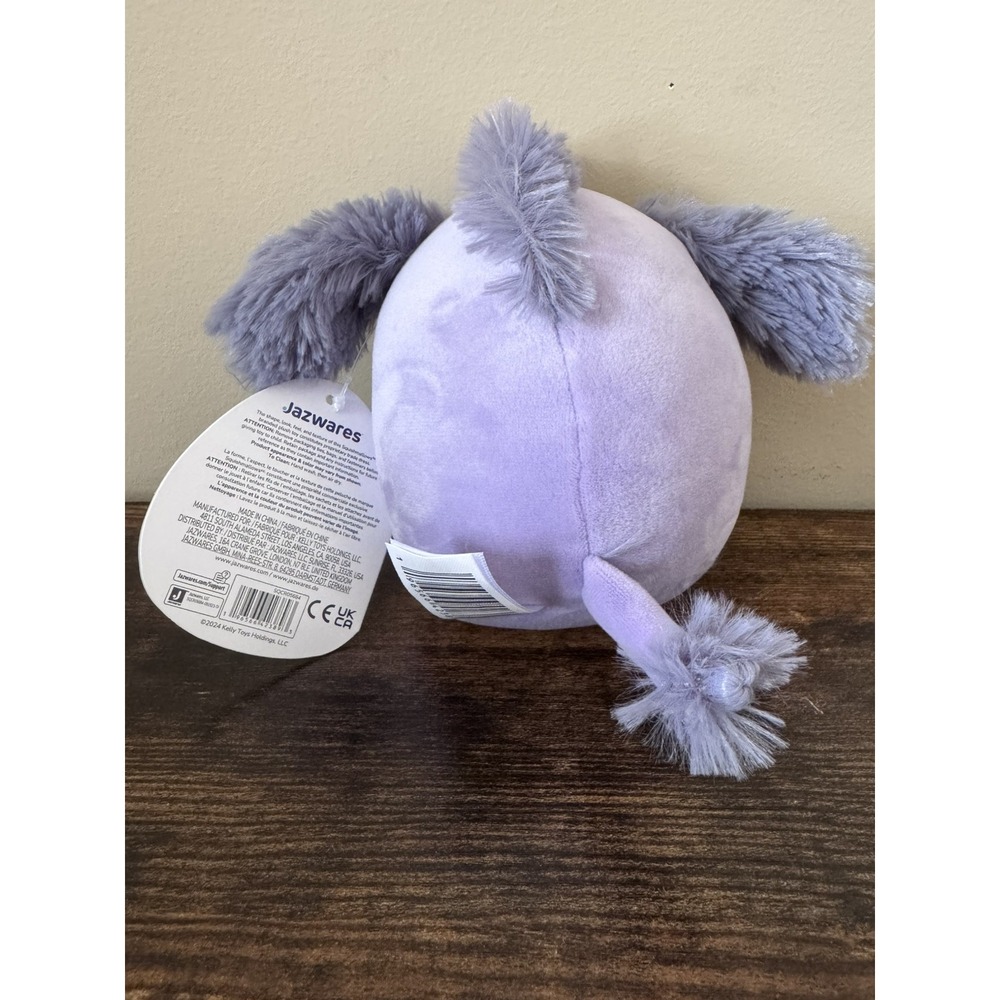 Squishmallows Deacon The Purple Donkey 5" Plush Toy 2024 Jazwares NEW WITH TAGS - Picture 3 of 5